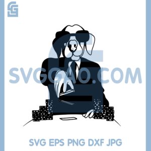 Gambling Dog SVG, Casino Svg ,Poker Dog SVG