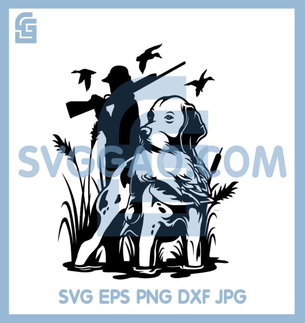 Hunting Dog Svg, Hunting Season Svg File Cut