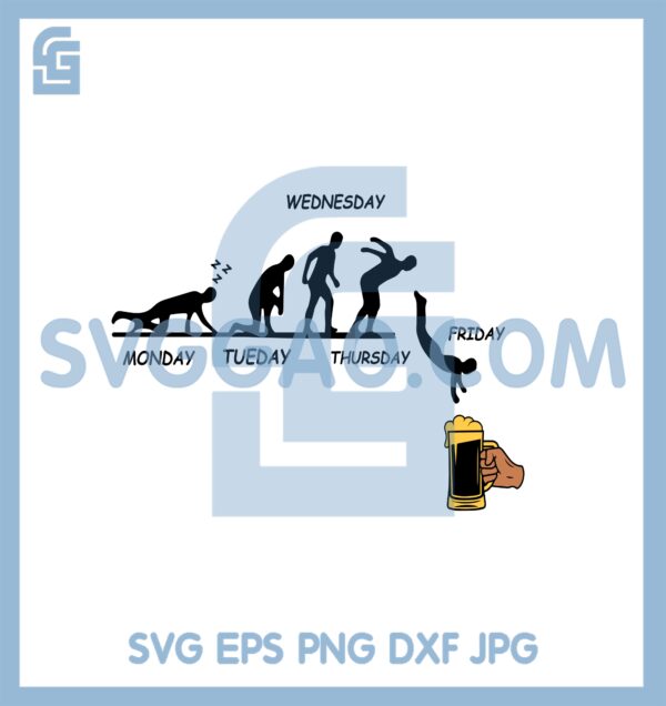 I Love Beer Svg, Monday Beer Svg, Friday Beer Svg