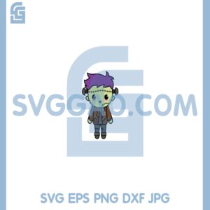 Baby Frankenstein Halloween Svg, Chibi Frankenstein Svg, Frankenstein Halloween Svg