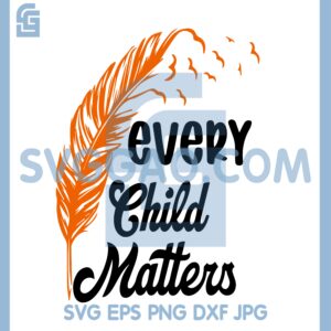 Feather Every child matters Svg, School Svg Children Svg, Child Svg, Feather Svg