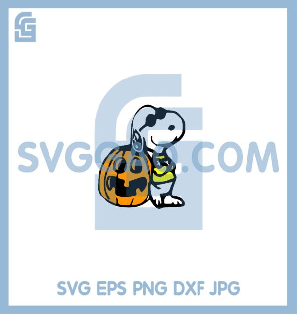 Halloween Charlie Brown Svg, Halloween Snoopy Svg, Joe Cool Halloween Pumpkin Svg