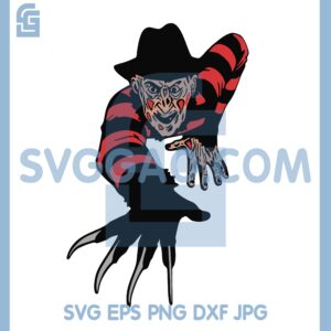 Freddy Krueger Halloween Svg, Freddy Krueger Design Svg