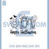 Halloween Gnomes Bat And Ghost Svg, Happy Halloween Gnomes Bat Svg