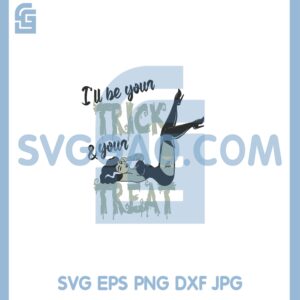 Halloween Trick And Treat Horror Character Svg, Girl Trick And Treat Cut File Svg