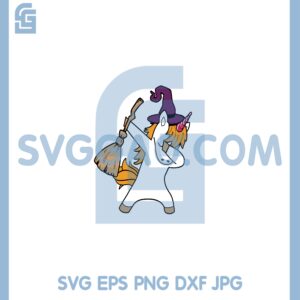 Halloween Unicorn Wtich Magic Svg, Unicorn Halloween Witch Files For Cricut