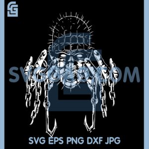 Hand Chained Svg, Horror Svg, Hand With Halloween Hook Svg