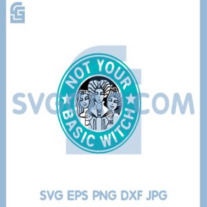 Hocus Pocus Witches Logo Coffee Svg, Hocus Coffee Svg, Pocus Halloween Svg
