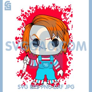 Chucky Scar face Svg, Chucky Svg, Funko Svg, Chucky Horror Movie Svg, Halloween Svg