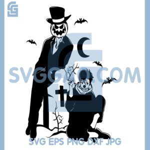 Ghost Grave Svg, Halloween Guy Svg, Crown Grave Svg, Handsome Crown Svg