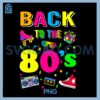 Back To 80's 1980s PNG, Vintage Retro Eighties Costume Party PNG