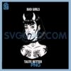 Bad Girls Taste Better Tattoo PNG, Devil Halloween PNG