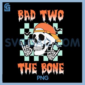 Bad Two the Bone Party 2 Years Old PNG, 2nd Birthday PNG