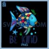 Be Kind Rainbow Scale Fish PNG, Teacher Reading Book PNG