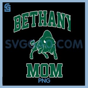 Bethany College Mom Mother Athletics Vintage Sports Design T-Shirt
