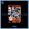 Juan Soto New York MLB PNG, Baseball Players MLBJSO205M PNG