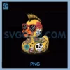 Rubber Duck Punk PNG, Heavy Metal PNG