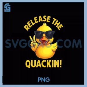 Rubber Duck Release PNG, The Quackin! PNG