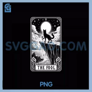The Fool Tarot Card Arcana O Cat PNG, Meme Major Arcana PNG