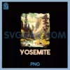 Vintage Yosemite National Park PNG, Nature Lover Adventure PNG