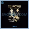 90s Yellowstone PNG, National Park Wolf And Bison Vintage PNG
