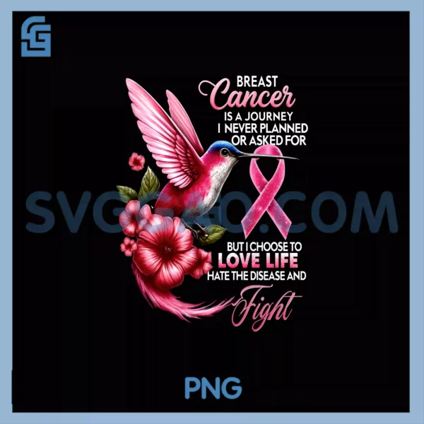 Breast Cancer A Journey Never Planned PNG, Asked For Hummingbird PNG