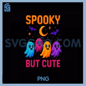 Cute Ghost Pixel Art Retro PNG, Halloween Party Game Lovers PNG