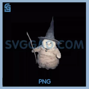 Cute Wizard Cat Weird Kitten Cat PNG, Meme Spooky Halloween PNG