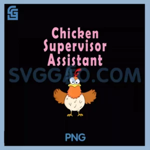 Chicken Supervisor Assistant PNG, Crazy Chicken PNG