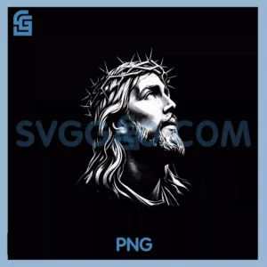 Jesus Christ Face With Crown Of Thorns PNG, God Bible PNG
