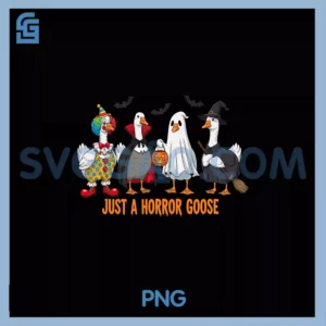 Just A Horror Goose PNG, Halloween Party Lovers Spooky PNG