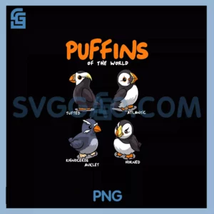 Puffin Animals of the World PNG, Educational Iceland Animal Bird PNG