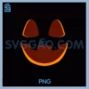 Pumpkin Smile Face Scary Halloween PNG, Jack O Lantern PNG