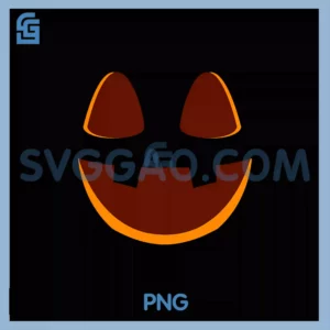 Pumpkin Smile Face Scary Halloween PNG, Jack O Lantern PNG