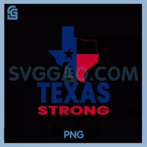 Retro Pray For Texas Hill Country Support PNG, Texas Stronger PNG