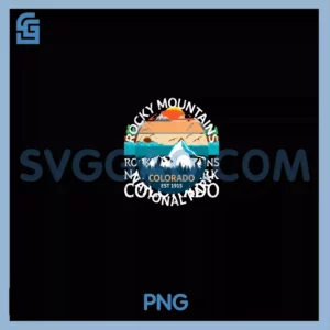 ROCKY MOUNTAINS NATIONAL PARK USA PNG, COLORADO Pullover PNG