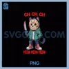 Ch Ch Ch Meow Meow Meow PNG, Halloween Cat Tee PNG