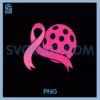 Dink For Pink Breast Cancer PNG, Awareness Pickleball Pink Ribbon PNG