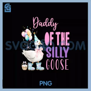 One Silly Goose Birthday Girl Farm 1st PNG, Party Spring Outfit PNG