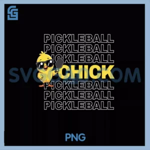 Pickleball Chick PNG, Women Sport Paddle Pickleball Player PNG
