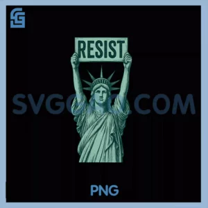 Resist Liberty Statue PNG