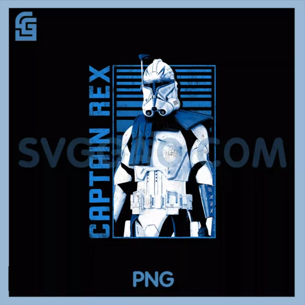 Star Wars Ahsoka Captain PNG, Rex Vintage Rebel Fighter Poster PNG