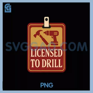 Licensed to Drill Contractor PNG, Badge Graphic PNG