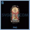 Made to Worship Boho Western PNG, Christian Guitar Western Texas PNG