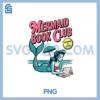 Mermaid Book Club PNG, Reading Lover Cute Beach Book PNG