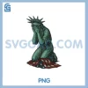 Sorrowful Statue of Liberty PNG, Crying Silent Protest US Flag PNG