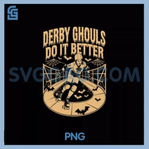 Spooky Roller Derby Enthusiasts Unisex PNG, Halloween Derby PNG