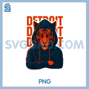 Tigers Name Retro Style PNG, Animal Graphic Gift PNG