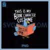 This Is My Book Character PNG, Pigeon Kids Reading PNG