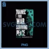 Trained For War Surviving Peace PNG, Retro (On Back) PNG
